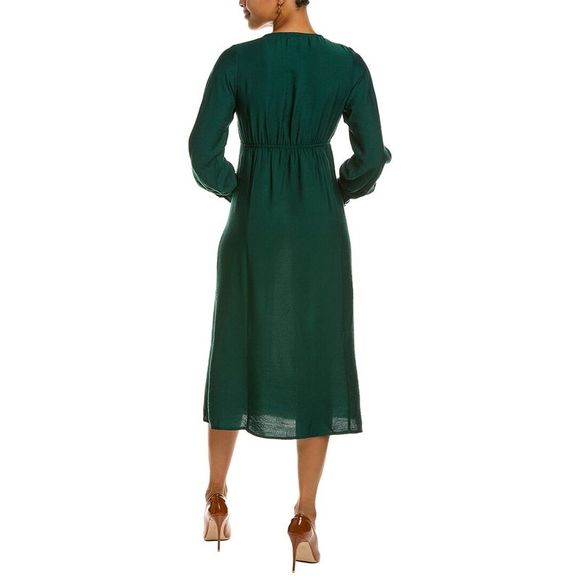 Anna Kay Womens  Empire Dress, Green - Picture 2 of 3